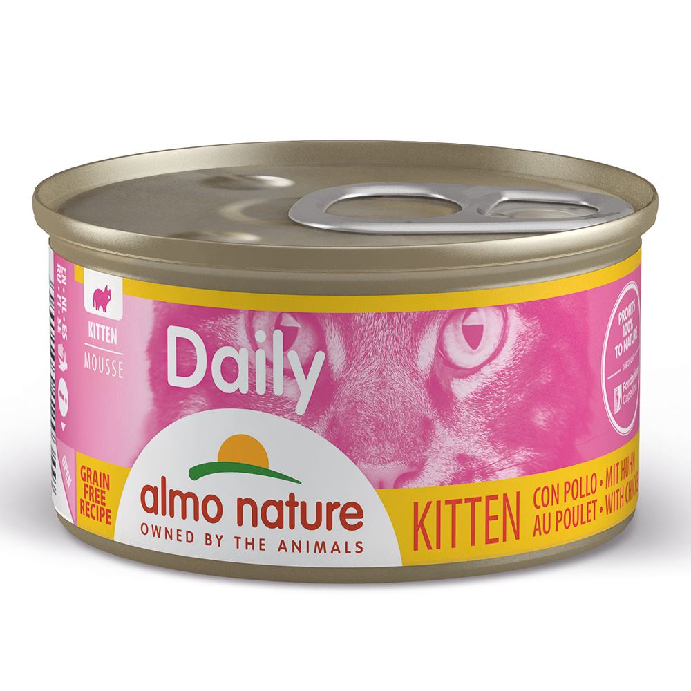 ALMO NATURE "DAILY KITTEN" - FRANGO (24 UNIDADES)