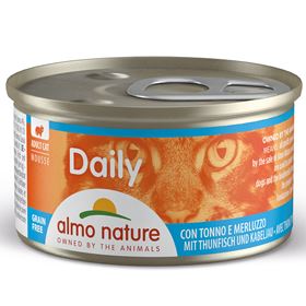 "ALMO NATURE" CAT DAILY - MOUSSE ATUM E BACALHAU (24 UNIDADES)