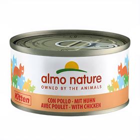 "ALMO NATURE" MEGA PACK - KITTEN - FRANGO (6 LATAS)