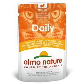 "ALMO NATURE" CAT DAILY - FRANGO E SALMÃO (30 UNIDADES)