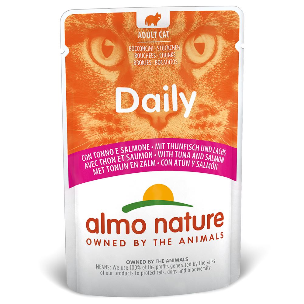 "ALMO NATURE" CAT DAILY - ATUM E SALMÃO (30 UNIDADES)