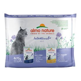 "ALMO NATURE" CAT FUNCTIONAL INTESTINAL HELP - MULTIPACK (6 UNIDADES)