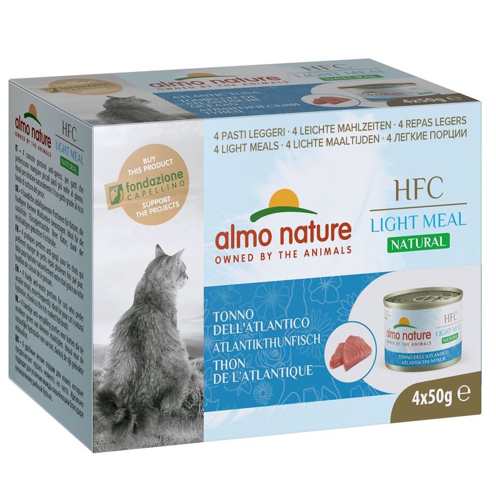 "ALMO NATURE" HFC CAT NATURAL LIGHT - ATUM ATLÂNTICO (4 LATAS)