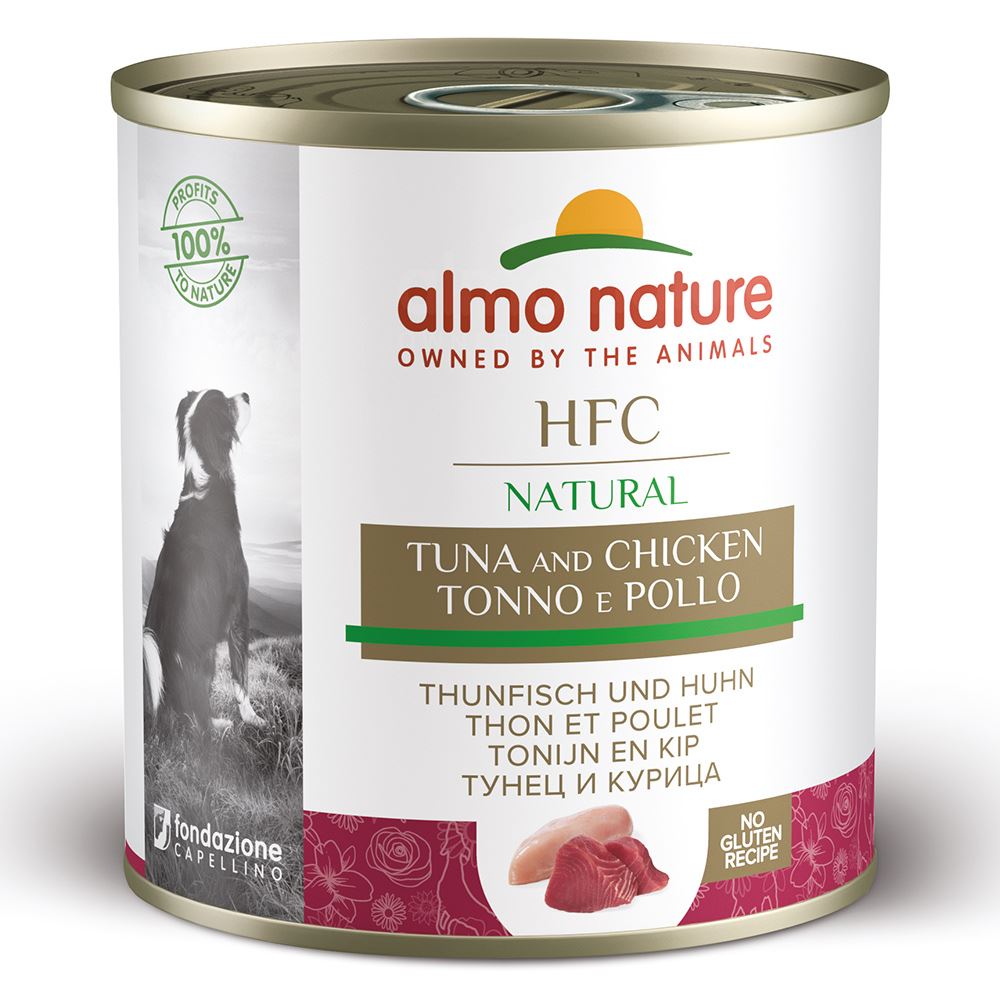 "ALMO NATURE" HFC DOG NATURAL - ATUM E FRANGO