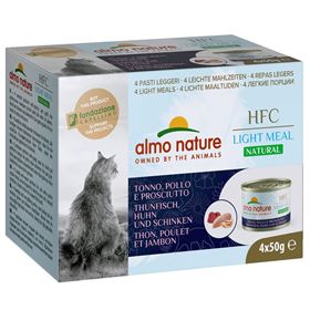 "ALMO NATURE" HFC CAT NATURAL LIGHT - ATUM, FRANGO, FIAMBRE (4 LATAS)