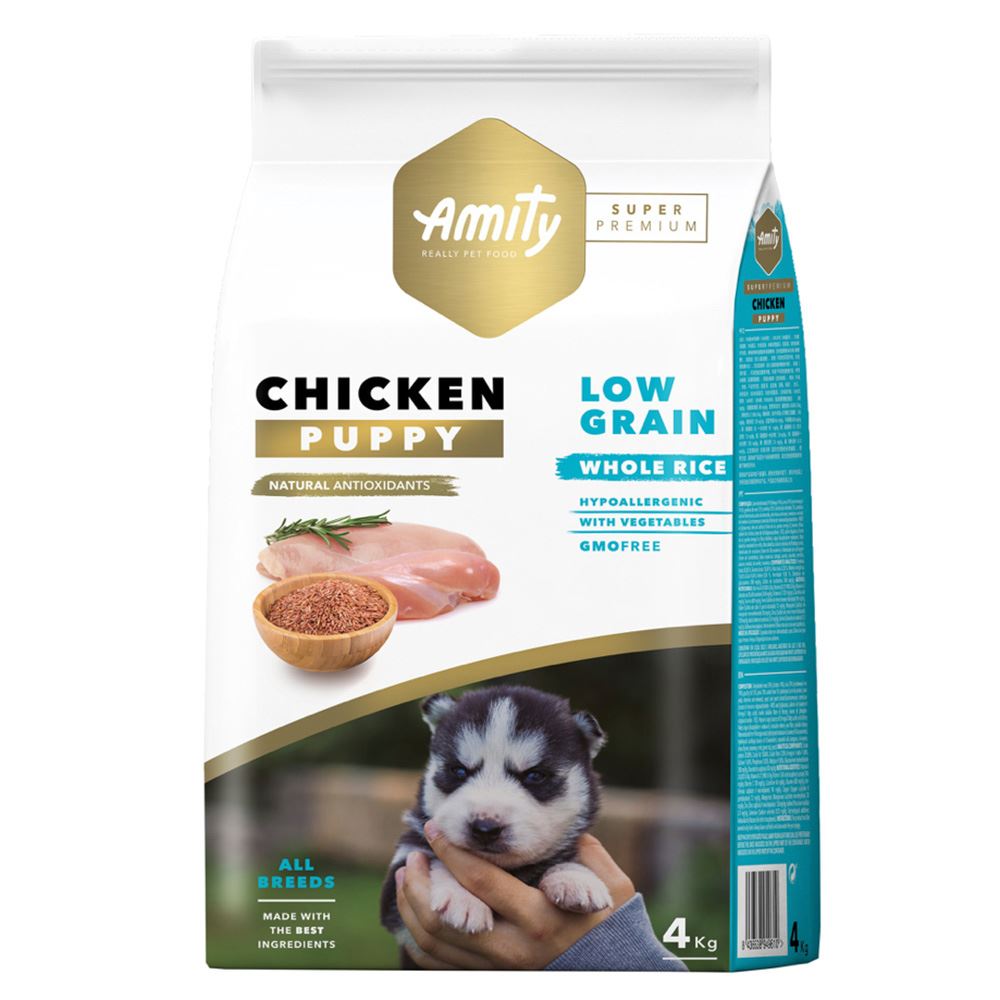 AMITY SUPER PREMIUM (LOW GRAIN) - PUPPY CHICKEN