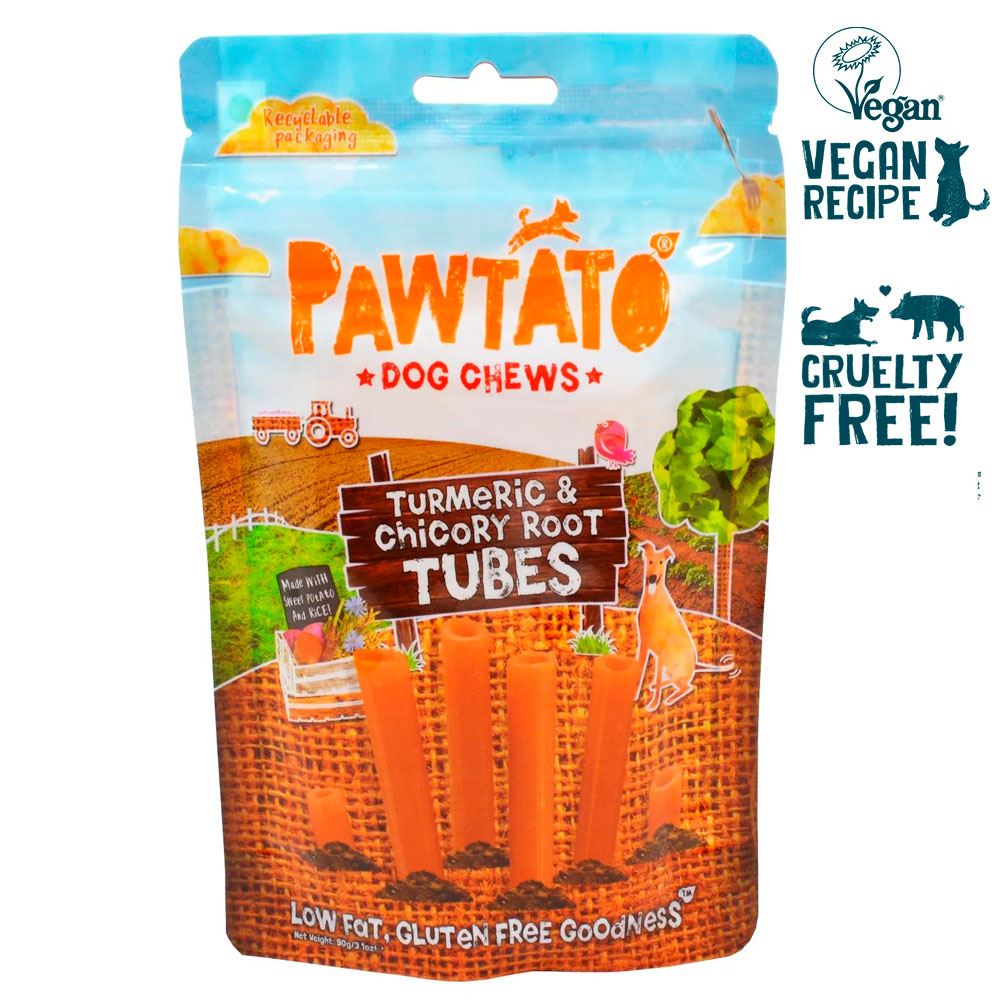 PAWTATO TUBES - TUMERIC & CHICORY ROOT