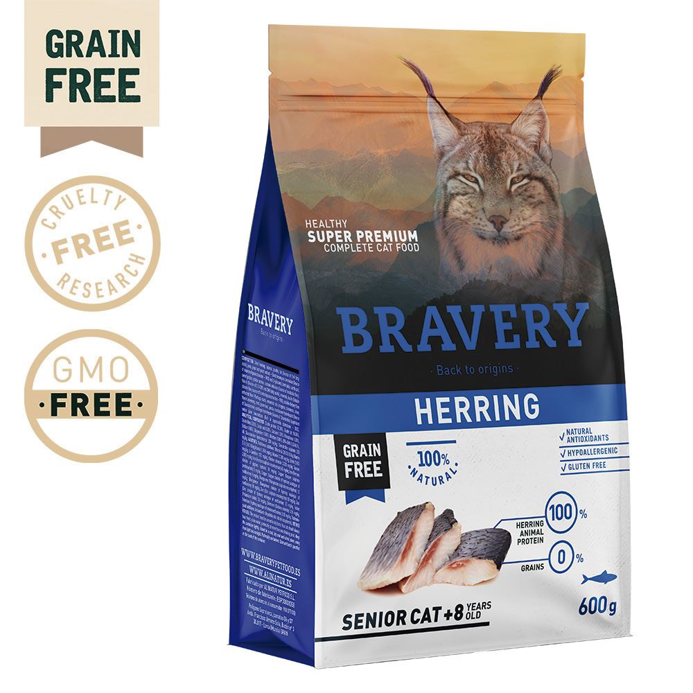 BRAVERY - HERRING (ARENQUE) SENIOR CAT