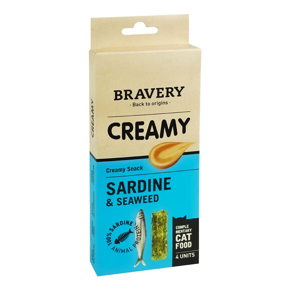 BRAVERY CREAMY - SARDINHA & ALGAS