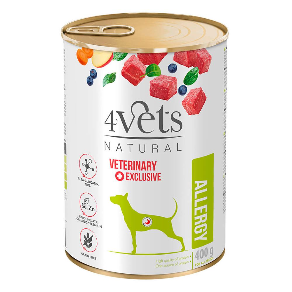 DIETA VETERINÁRIA "4VETS" CÃES - ALLERGY