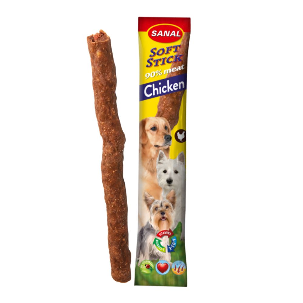 SANAL DOG - SOFT STICKS POULTRY