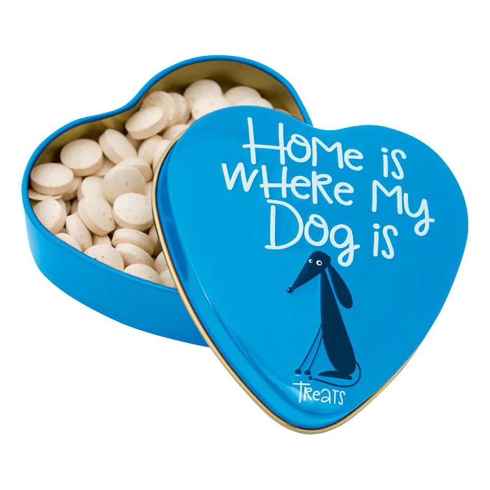 SANAL DOG - HEART TIN "HOME IS WHERE MY DOG IS"