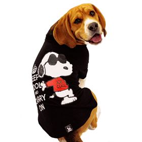 SNOOPY - T-SHIRT (PRETA/KEEP COOL)