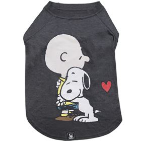 SNOOPY - T-SHIRT (GRAFITE/HUG)