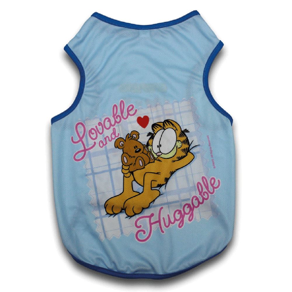 T-SHIRT GARFIELD "LOVABLE AND HUGGABLE"