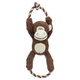 MACACO EM PELÚCIA E CORDA