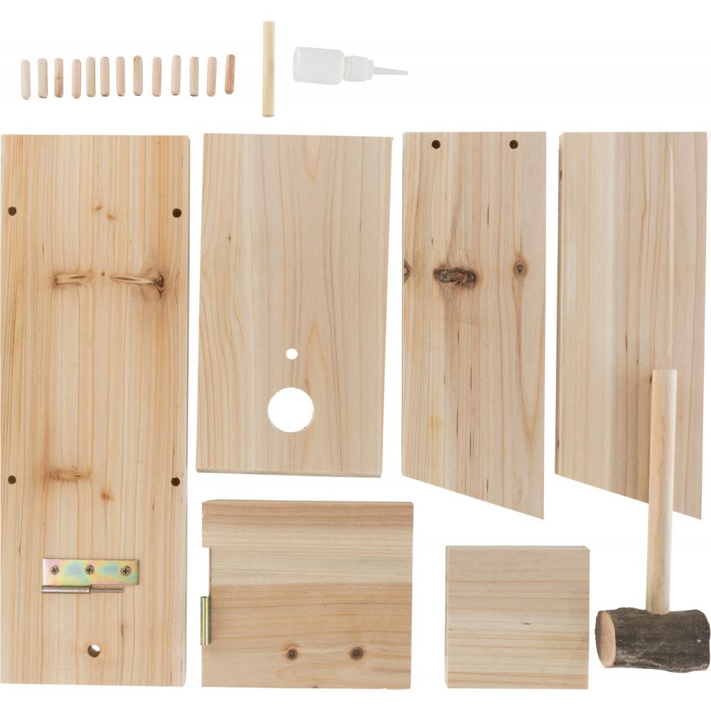 KIT PARA CONSTRUÇÃO DE NINHO PARA AVES SILVESTRES