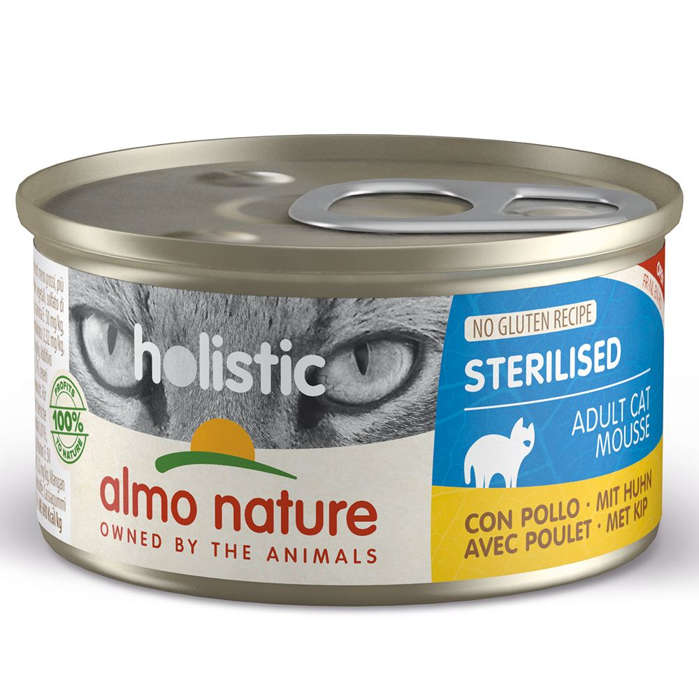 "ALMO NATURE" CAT HOLISTIC STERILISED - FRANGO