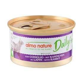 "ALMO NATURE" CAT DAILY - MOUSSE COELHO (24 UNIDADES)