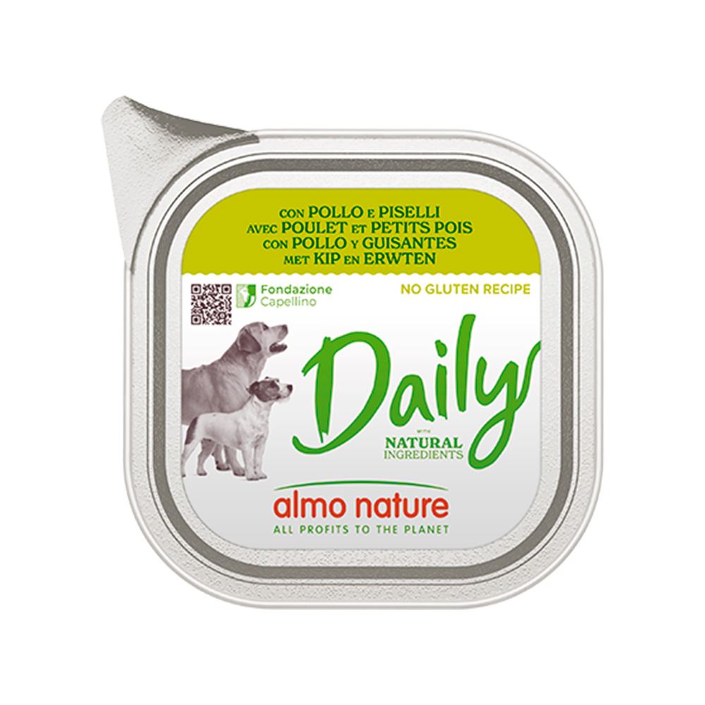 "ALMO NATURE" DOG DAILY - FRANGO E ERVILHAS