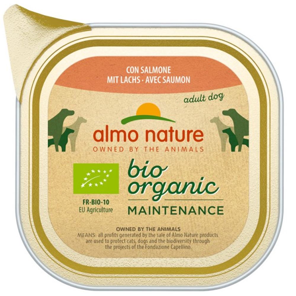 "ALMO NATURE" DOG BIO ORGANIC - SALMÃO (9 UNIDADES)