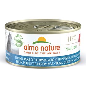 ALMO NATURE "HFC CAT NATURAL" - ATUM, FRANGO E QUEIJO