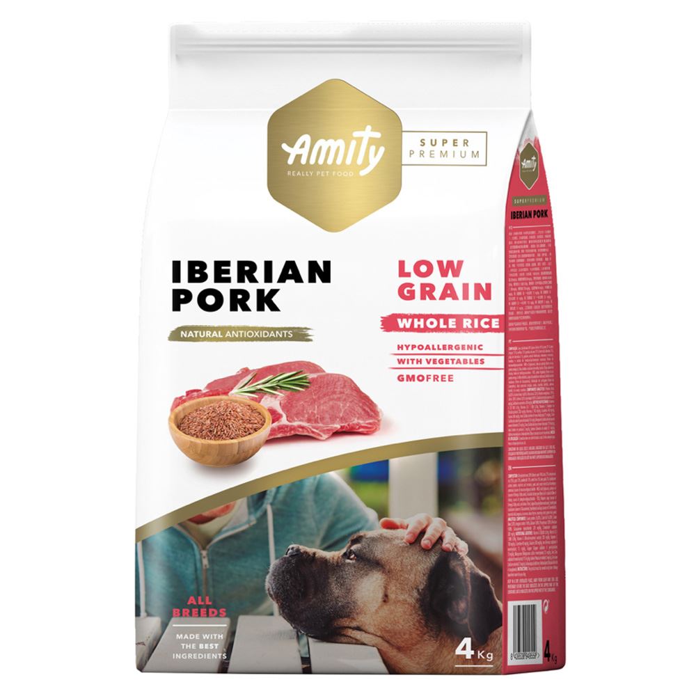 AMITY SUPER PREMIUM (LOW GRAIN) - ADULT IBERIAN PORK