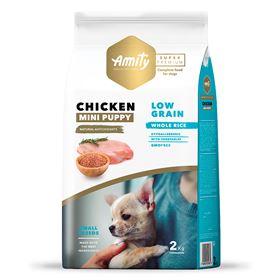 AMITY SUPER PREMIUM (LOW GRAIN) - MINI PUPPY CHICKEN