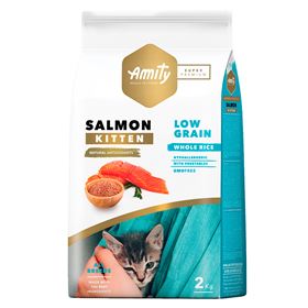 AMITY SUPER PREMIUM (LOW GRAIN) SALMON KITTEN 2 KG