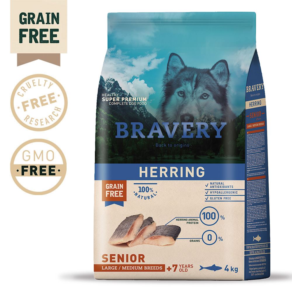 BRAVERY - HERRING (ARENQUE) ADULT LARGE/MEDIUM (SENIOR)