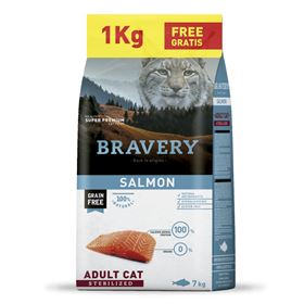 BRAVERY - SALMON ADULT CAT STERILIZED (GRAIN FREE)