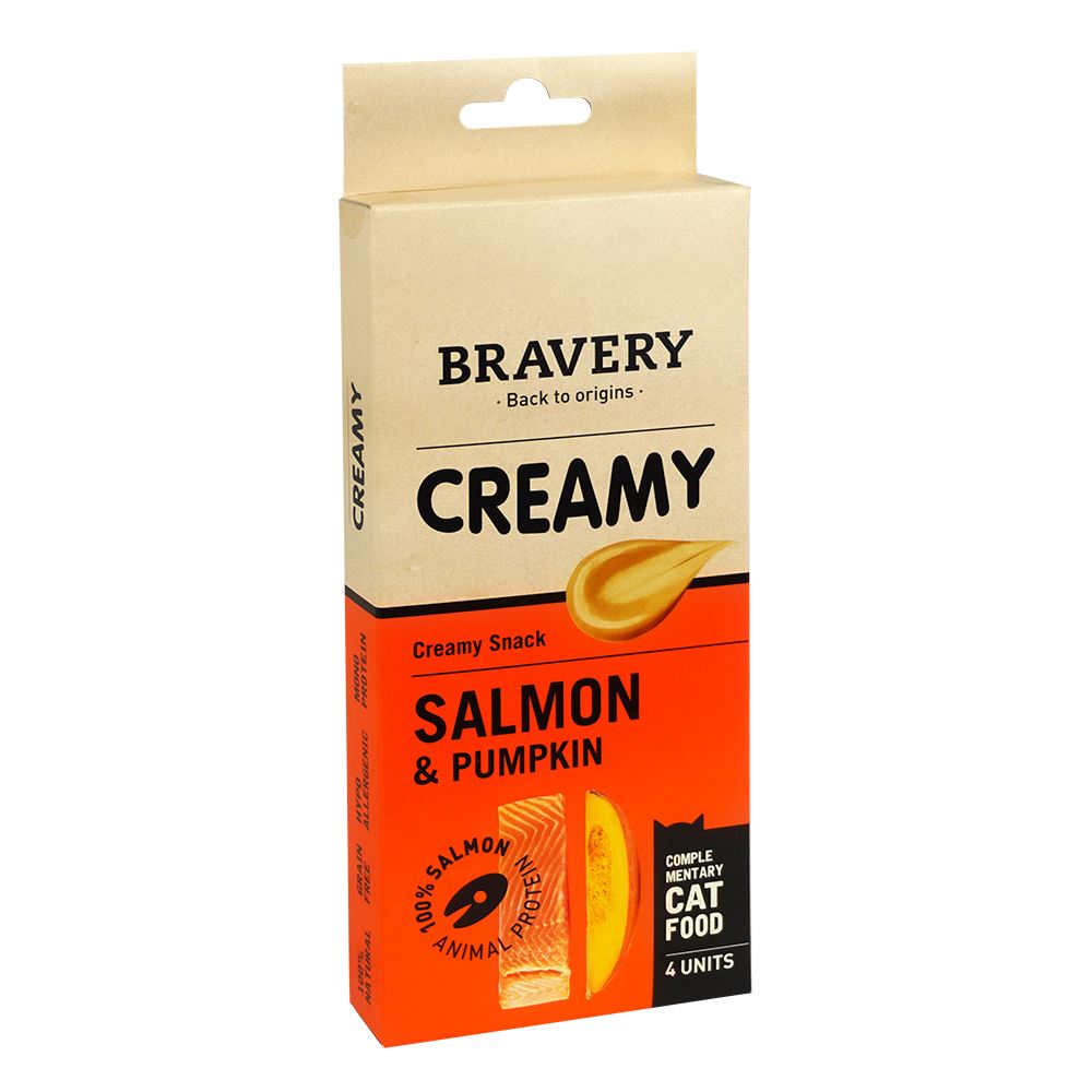 BRAVERY CREAMY - SALMÃO & ABÓBORA