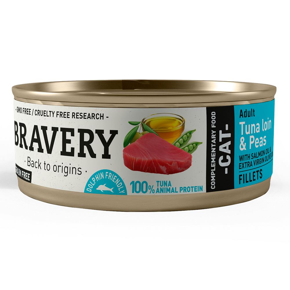 BRAVERY CAT - TUNA LOIN FILLET & PEAS