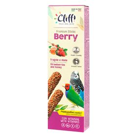 CLIFFI - STICKS PARA PERIQUITOS COM FRUTOS SILVESTRES E MEL