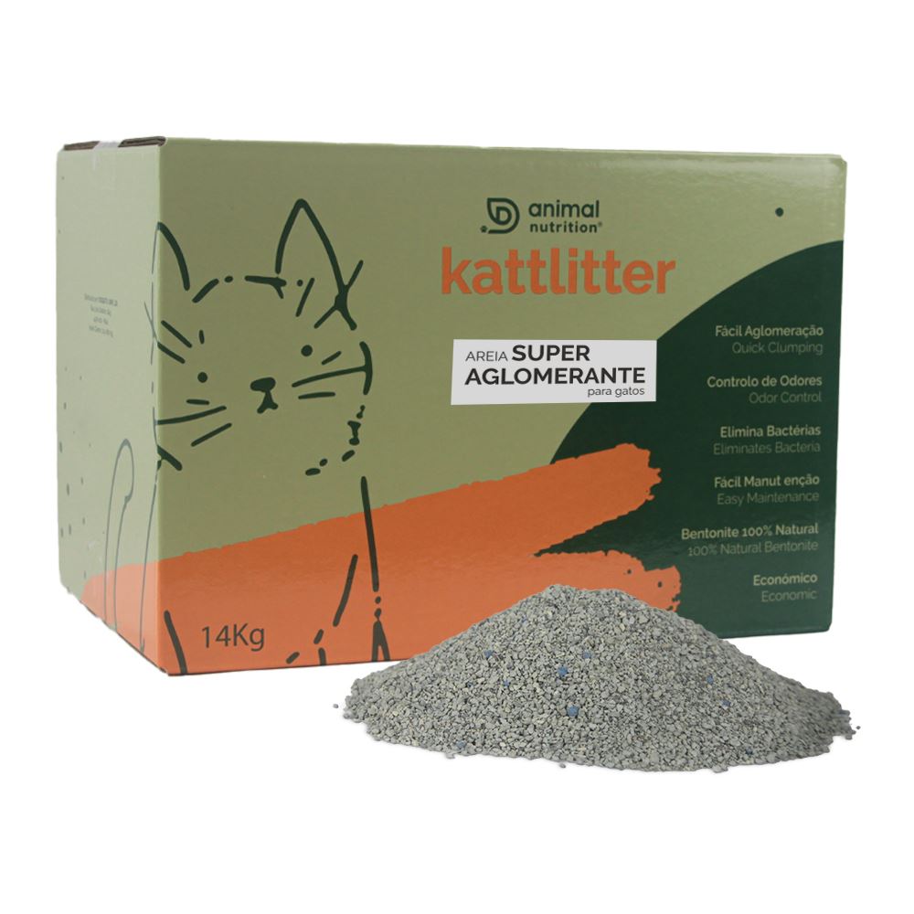 KATTLITTER - AREIA SUPER AGLOMERANTE 14 KG