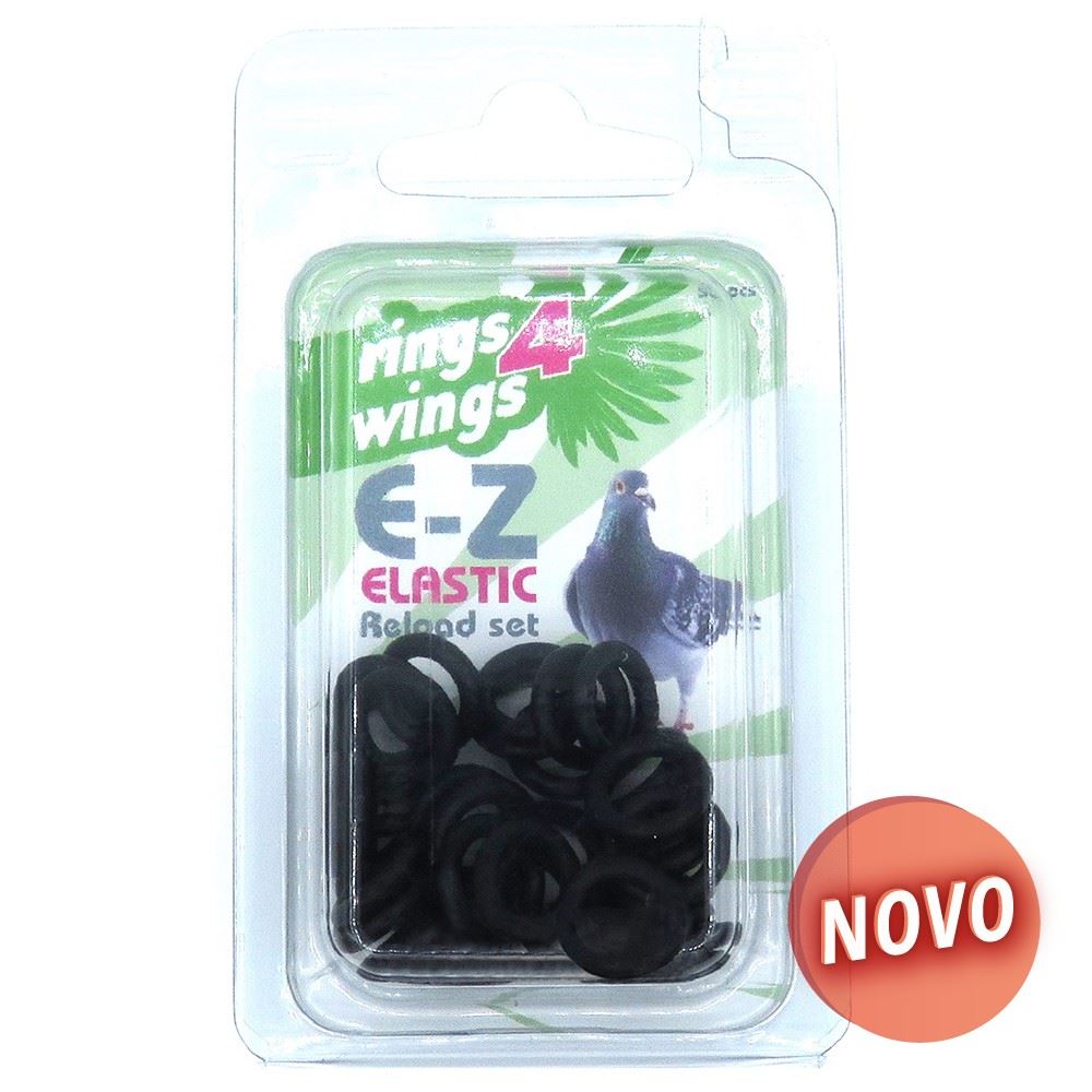 ANILHAS ELÁSTICAS PARA POMBOS - 50 UNIDADES
