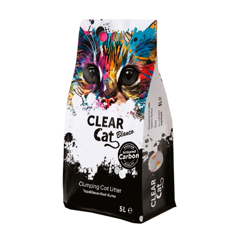 CLEAR CAT BLANCO - LITTER CARVÃO ATIVADO