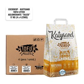 KATYSAND TOFU - LITTER AGLOMERANTE NATURAL (TALCO)