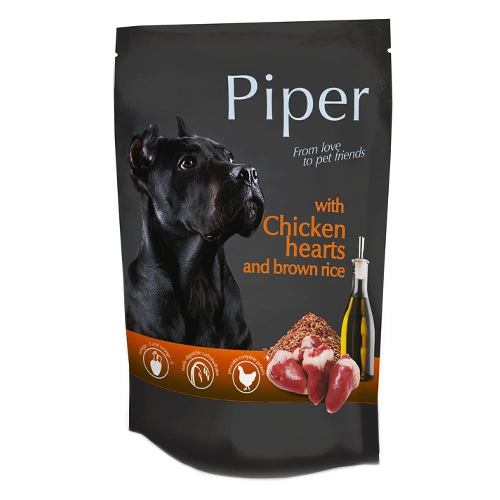 PIPER COM FRANGO E ARROZ INTEGRAL