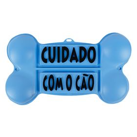 PLACA "CUIDADO COM O CÃO"