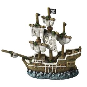 DECORAÇÃO PARA AQUÁRIO - CARAVELA PIRATA
