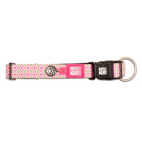 MAX & MOLLY - COLEIRA COM ID TAG "RETRO PINK"