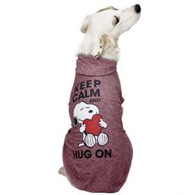 SNOOPY - SWEAT "KEEP CALM AND HUG ON"