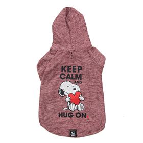 SNOOPY - SWEAT "KEEP CALM AND HUG ON"