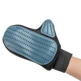 LUVA DE MASSAGEM COM PUNHO PARA CÃES E GATOS