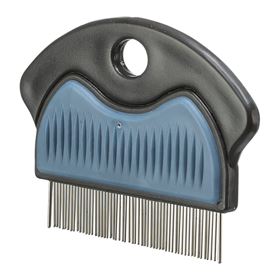 PENTE COM PEGA PLÁSTICA (PARA RETIRAR PÓ E PULGAS)