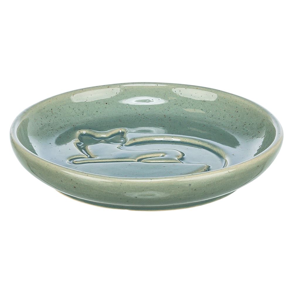 GAMELA EM CERÂMICA (GATO EM RELEVO)