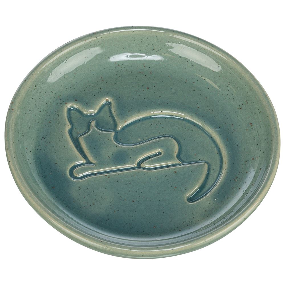 GAMELA EM CERÂMICA (GATO EM RELEVO)