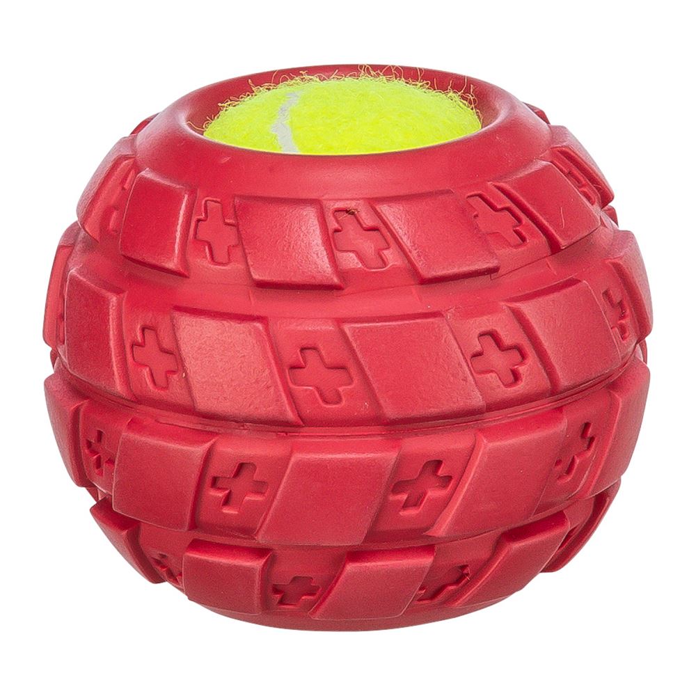 PNEU EM BORRACHA NATURAL COM BOLA DE TÉNIS