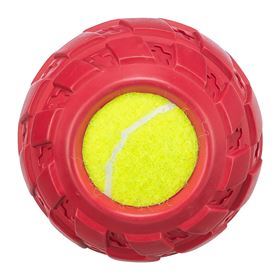 PNEU EM BORRACHA NATURAL COM BOLA DE TÉNIS